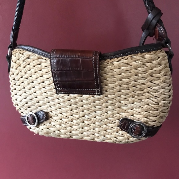 Brighton Woven Straw Handbag - EUC - Picture 3 of 10